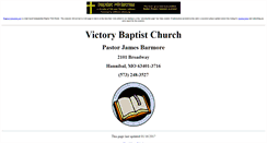 Desktop Screenshot of hannibal.victory-baptist-church.us